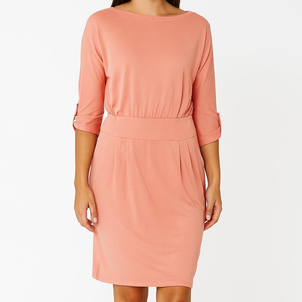 Jersey Dress with optional waist tie